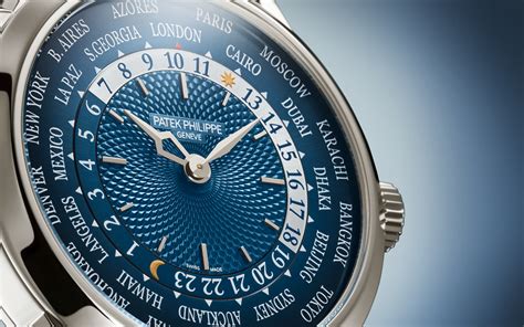 patek philippe world time blue
